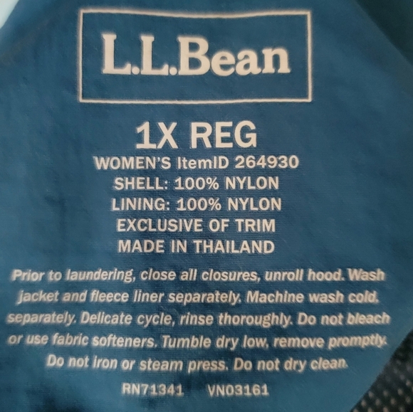 L.L.Bean Nylon Jacket - Picture 3 of 3